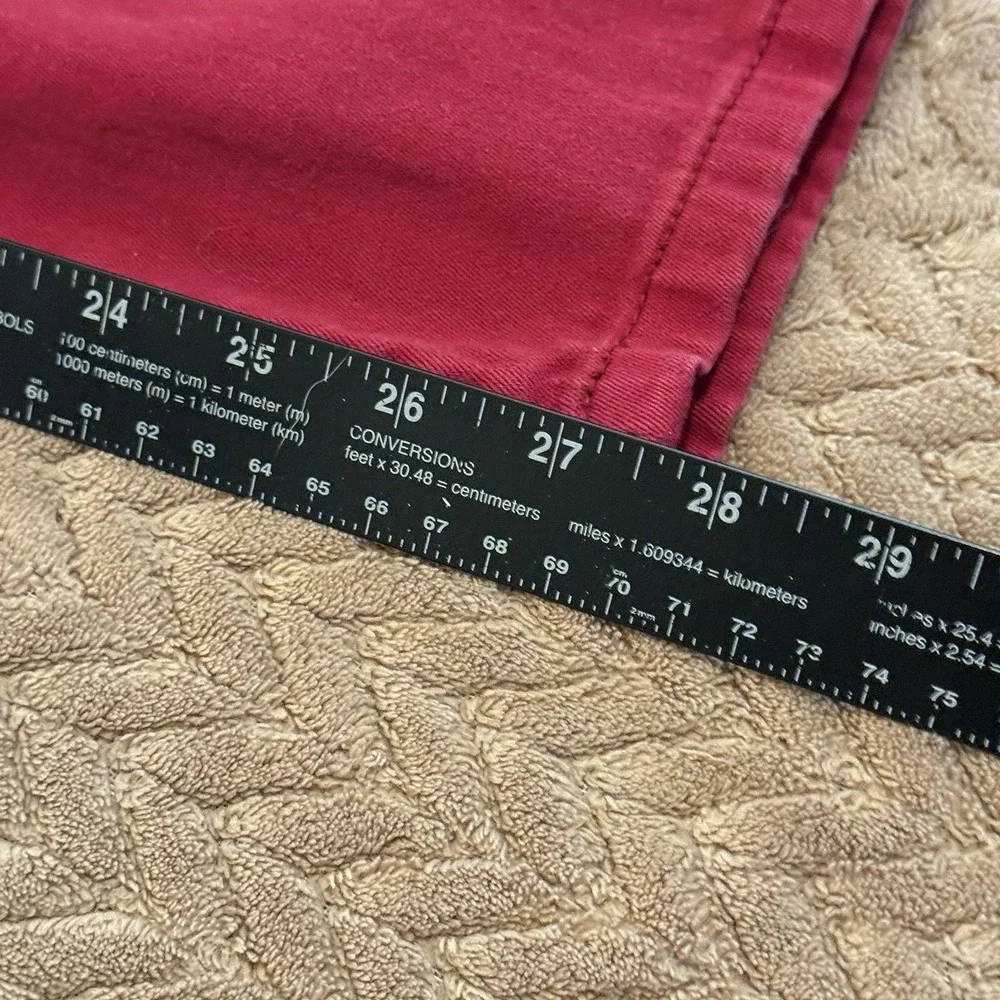 Style &Co Womens 6 Red Denim Stretch Mid Rise Skinny Jeans Streetwear Y2K Boho‎